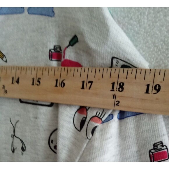 Divided H&M Graphic Sweatshirt Women's Large Gray Crewneck Pullover Lightweight - Picture 6 of 10